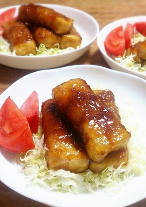 ボリューム満点♪肉巻き高野豆腐☆-レシピのメイン写真