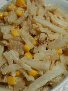 鰹節た~っぷりの大根サラダ-レシピのメイン写真