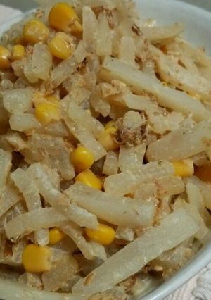 鰹節た～っぷりの大根サラダ-レシピのメイン写真