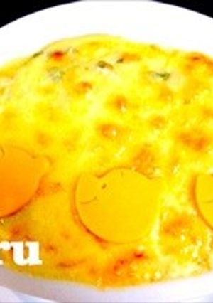 鶏ひきと春菊の豆腐de和ドリア！-レシピのメイン写真