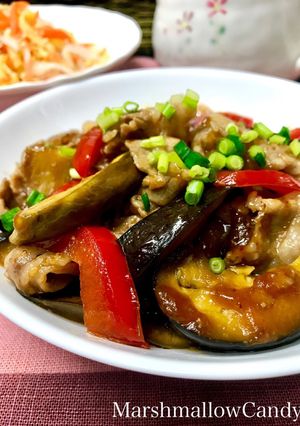 濃厚♡パプリカ&豚ばら肉の麻婆茄子♡-レシピのメイン写真