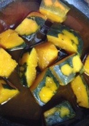 カボチャの煮物の前に-レシピのメイン写真