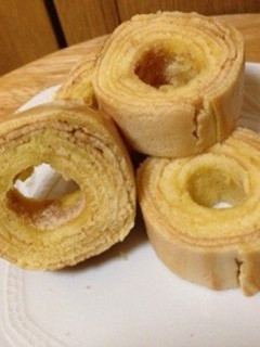 ホットケーキミックスでミニバウムクーヘン-レシピのメイン写真