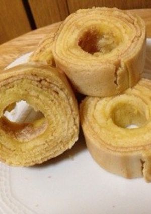 ホットケーキミックスでミニバウムクーヘン-レシピのメイン写真