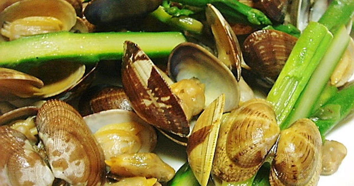 基本からアレンジまで!思わずつくりたくなる「あさりとアスパラのバター炒め」のレシピ集 | クックパッド