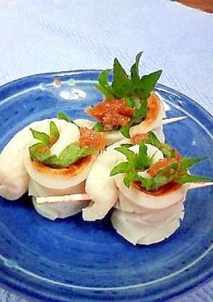 安い食材で豪華！ちくわの梅しそ巻き-レシピのメイン写真