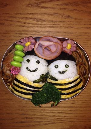 お別れ弁当(ミツバチ)-レシピのメイン写真