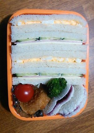 サンドイッチお弁当-レシピのメイン写真