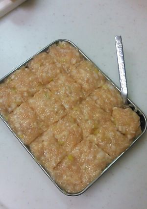 鶏団子のタネ。-レシピのメイン写真