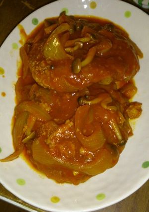 煮込み豆腐ハンバーグ-レシピのメイン写真