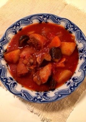 夏野菜で作る♡鶏もも肉のトマト煮込み♡-レシピのメイン写真