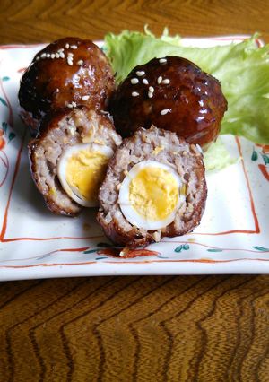 うずらの卵in！肉団子 甘酢味 お弁当に-レシピのメイン写真