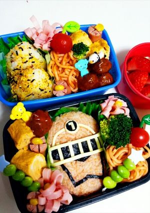 ♥トッキュウジャー、キャラ弁♥-レシピのメイン写真