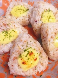 簡単!チーズ焼きおにぎり♪-レシピのメイン写真