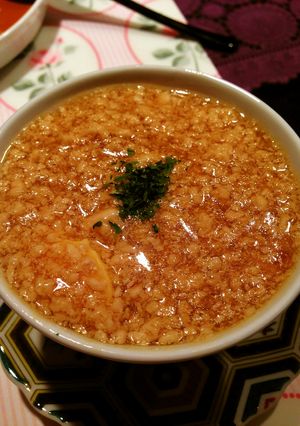 おうち和食☆めかぶ茶碗蒸し鶏そぼろ餡-レシピのメイン写真