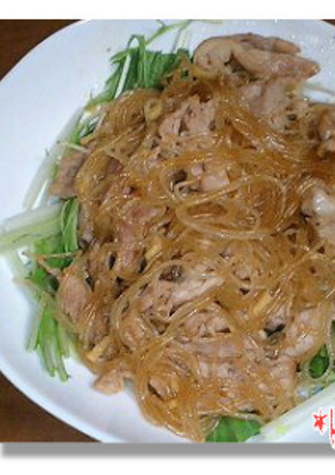 豚肉と春雨の中華炒め-レシピのメイン写真