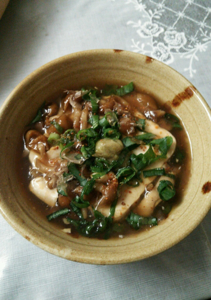 豆腐のとろとろきのこ餡かけ-レシピのメイン写真