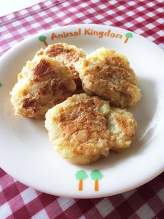 離乳食後期★手づかみ納豆おやき-レシピのメイン写真