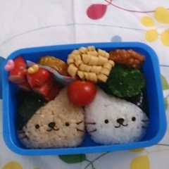 รูปของ ネコちゃんキャラ弁当
