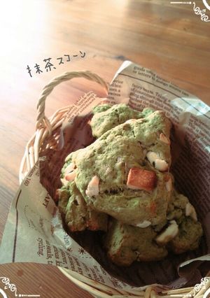 ＊抹茶DE豆腐ｽｺｰﾝ＊-レシピのメイン写真