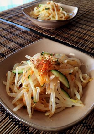 ピリ辛☆キムチともやしのナムル-レシピのメイン写真