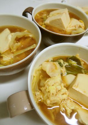 プチッとスンドゥブチゲ風鍋-レシピのメイン写真
