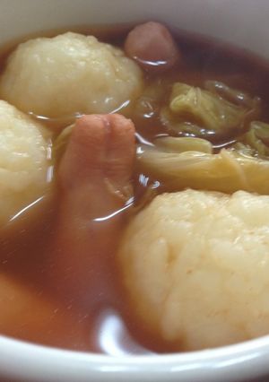 朝食はこれだけでOK！ご飯団子スープ-レシピのメイン写真