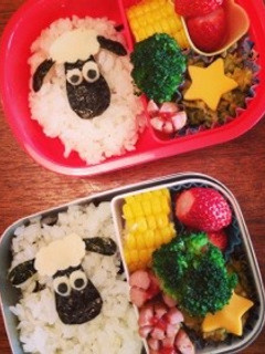 キャラ弁♪ひつじのショーン♪-レシピのメイン写真