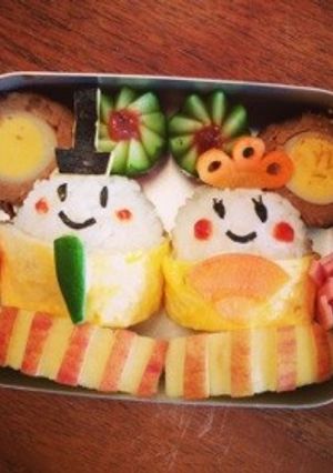 キャラ弁♪おひなさま♪-レシピのメイン写真