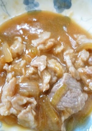 豚肉と玉ねぎの甘辛煮（肉まん・丼物にも）-レシピのメイン写真
