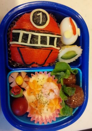 トッキュウジャーのキャラ弁-レシピのメイン写真