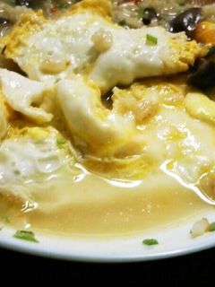 炊き込みご飯で和風スープオムライス♪-レシピのメイン写真