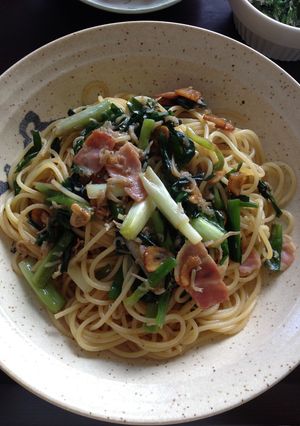 *わけぎとベーコンの和風パスタ*-レシピのメイン写真