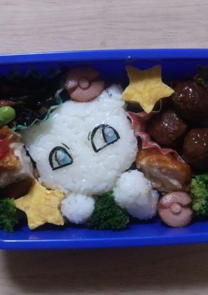 ☆キャラ弁☆ ポケモン ミュウ-レシピのメイン写真