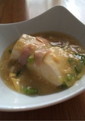 豆腐のふわふわ柔らか卵あんかけ-レシピのメイン写真