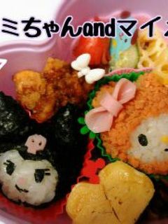 マイメロandクロミ キャラ弁-レシピのメイン写真