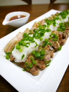 豚バラ肉のピリ辛おろし中華ソース♪-レシピのメイン写真