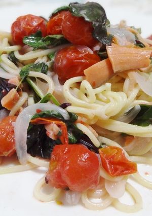 スモークサーモンで春色パスタ✿-レシピのメイン写真