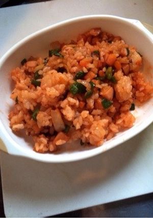 離乳食完了期〜なんちゃってチキンライス-レシピのメイン写真