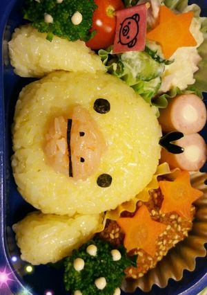 キャラ弁！キイロイトリを立体的に☆-レシピのメイン写真