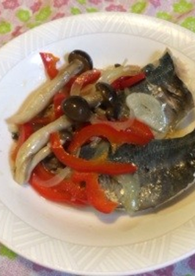 鯵の洋風蒸し-レシピのメイン写真