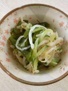 もやし・胡瓜・若布のあっさり酢の物-レシピのメイン写真