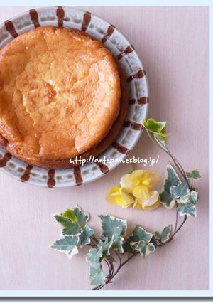 ミキサーで！超簡単濃厚チーズケーキ-レシピのメイン写真