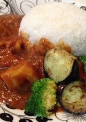 【カロリーオフ】圧力鍋 deトマトカレー-レシピのメイン写真