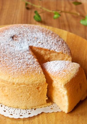 ふわふわ♡口溶けスフレチーズケーキ-レシピのメイン写真
