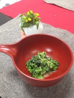 菜の花のからしあえ-レシピのメイン写真