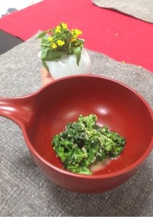 菜の花のからしあえ-レシピのメイン写真