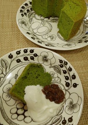抹茶シフォンケーキ-レシピのメイン写真