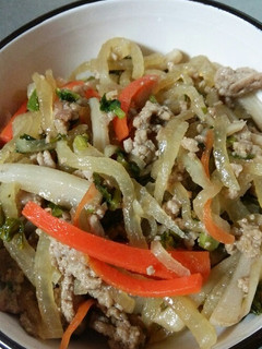 根菜と大根の葉っぱの炒め物-レシピのメイン写真