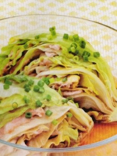 豚肉とレタスの重ね蒸し-レシピのメイン写真